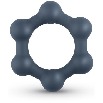 Boners Hexagon Cockring Steel Balls inel pentru penis - imagine 2